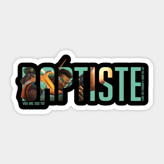 Baptiste Sticker by Rendi_the_Graye